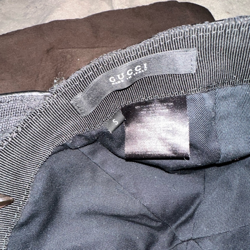Authentic Gucci Black Monogram Cap - Picture 5 of 16